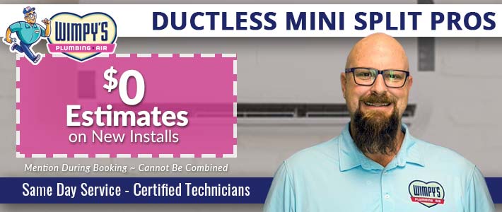 duncan__trashed ductless mini splits Wimpy's Plumbing & Air